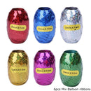 1 Set Metallic Confetti Balloons With Ribbon