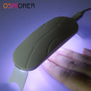 6W White Mini Nail Dryer Machine UV3 LEDs Lamp