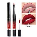 Long-lasting Water Proof Moisturizing Matte 2 In 1 Lip Liner Pencil / Lipstick