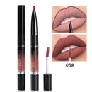 Long-lasting Water Proof Moisturizing Matte 2 In 1 Lip Liner Pencil / Lipstick