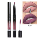 Long-lasting Water Proof Moisturizing Matte 2 In 1 Lip Liner Pencil / Lipstick