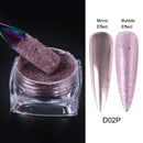 Black /Purple Mirror Powder Nail Glitter