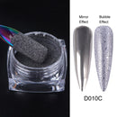 Black /Purple Mirror Powder Nail Glitter