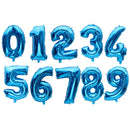 16 32 40 Inch Silver Gold Foil Number Balloons Digital Globos Birthday Wedding Party Decorations Ballons Baby Shower Supplies