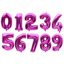 16 32 40 Inch Silver Gold Foil Number Balloons Digital Globos Birthday Wedding Party Decorations Ballons Baby Shower Supplies