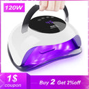 120W High Power UV LED Nail Dryer