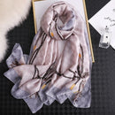 2020 Luxury Brand New Summer Women Silk Scarf Beach Hijab Shawls and Wraps Female Foulard Echarpe Designer Bandana Free shipping