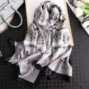 2020 Luxury Brand New Summer Women Silk Scarf Beach Hijab Shawls and Wraps Female Foulard Echarpe Designer Bandana Free shipping