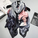 2020 Luxury Brand New Summer Women Silk Scarf Beach Hijab Shawls and Wraps Female Foulard Echarpe Designer Bandana Free shipping