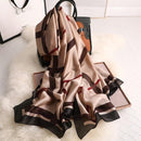 2020 Luxury Brand New Summer Women Silk Scarf Beach Hijab Shawls and Wraps Female Foulard Echarpe Designer Bandana Free shipping