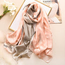 2020 Luxury Brand New Summer Women Silk Scarf Beach Hijab Shawls and Wraps Female Foulard Echarpe Designer Bandana Free shipping