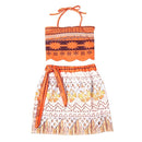 2020 Girls Moana Cosplay Costume for Kids Vaiana Princess Dress Clothes for Halloween Costumes for girls baby Girl party dresses