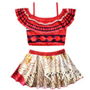 2020 Girls Moana Cosplay Costume for Kids Vaiana Princess Dress Clothes for Halloween Costumes for girls baby Girl party dresses