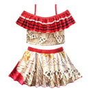 2020 Girls Moana Cosplay Costume for Kids Vaiana Princess Dress Clothes for Halloween Costumes for girls baby Girl party dresses