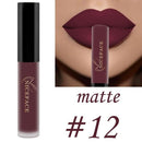 Highly Pigmented Waterproof Matte Velvety Smooth Liquid Lip Cream In 2 Shades