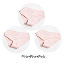 3Pcs/Set Seamless Panties Set Underwear Women's Lingerie Soft SILK Female Fashion Panty Sexy Lady Intimates Low Rise Briefs Set