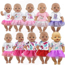 New Sport Dress Doll Clothes Fit 17 inch 43cm Doll Clothes Born Babies Doll Clothes For Baby Birthday Festival Gift