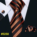 Men Elegant Red Striped Designer Tie