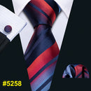 Men Elegant Red Striped Designer Tie