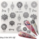 1 Sheet Russian text Nail Watermark Decals Sexy lips Middle finger Sexy girl Water Transfer Slider Russia Words Manicure Tattoos