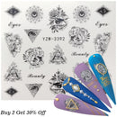 1 Sheet Russian text Nail Watermark Decals Sexy lips Middle finger Sexy girl Water Transfer Slider Russia Words Manicure Tattoos