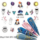 1 Sheet Russian text Nail Watermark Decals Sexy lips Middle finger Sexy girl Water Transfer Slider Russia Words Manicure Tattoos