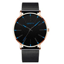 2020 Men's Watch Ultra-Thin Stainless Steel Men Business Watch Men Mesh Belt Quartz Wristwatch Male Clock Relogio Masculino
