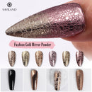 Nail Ideas 6 Colors Nail Art Glitter Gold Mirror Bubble Effect Powder