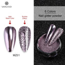 Nail Ideas 6 Colors Nail Art Glitter Gold Mirror Bubble Effect Powder