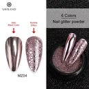 Nail Ideas 6 Colors Nail Art Glitter Gold Mirror Bubble Effect Powder
