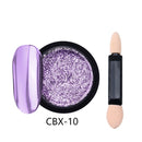Nail Ideas 6 Colors Nail Art Glitter Gold Mirror Bubble Effect Powder