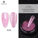 Nail Ideas 6 Colors Nail Art Glitter Gold Mirror Bubble Effect Powder