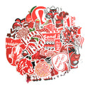 50PCS Cartoon Pink INS Style Vsco Girl Stickers For Laptop Moto Skateboard Luggage Refrigerator Notebook Laptop Toy Sticker F5