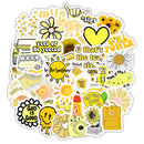 50PCS Cartoon Pink INS Style Vsco Girl Stickers For Laptop Moto Skateboard Luggage Refrigerator Notebook Laptop Toy Sticker F5