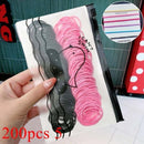 200/500pcs/Bag Girls Cute Colorful Basic Elastic Hair Bands Ponytail Holder Children Scrunchie Rubber Band Kids Hair Accessories