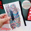 200/500pcs/Bag Girls Cute Colorful Basic Elastic Hair Bands Ponytail Holder Children Scrunchie Rubber Band Kids Hair Accessories