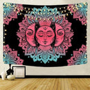 India Mandala Tapestry Wall Hanging Sun Moon Tarot Wall Tapestry Wall Carpet Psychedelic Tapiz Witchcraft Wall Cloth Tapestries