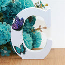 1pc 10X10cm Hand Made Animals Shape Wedding Butterfly Wooden Letters Decorative Alphabet Word Letter Name Design Art Crafts DIY