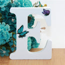 1pc 10X10cm Hand Made Animals Shape Wedding Butterfly Wooden Letters Decorative Alphabet Word Letter Name Design Art Crafts DIY