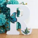 1pc 10X10cm Hand Made Animals Shape Wedding Butterfly Wooden Letters Decorative Alphabet Word Letter Name Design Art Crafts DIY