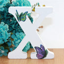 1pc 10X10cm Hand Made Animals Shape Wedding Butterfly Wooden Letters Decorative Alphabet Word Letter Name Design Art Crafts DIY