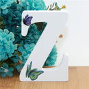 1pc 10X10cm Hand Made Animals Shape Wedding Butterfly Wooden Letters Decorative Alphabet Word Letter Name Design Art Crafts DIY