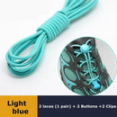 1Pair 23 colors Sneaker ShoeLaces Elastic No Tie Shoe Laces Stretching Lock Lazy laces Quick Rubber Shoelace Shoestrings
