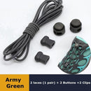 1Pair 23 colors Sneaker ShoeLaces Elastic No Tie Shoe Laces Stretching Lock Lazy laces Quick Rubber Shoelace Shoestrings