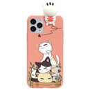 3D Cute Panda Case For iPhone XR 11 Pro XS Max X SE 2 2020 iphone 7 8 6 S 6S Plus 7Plus 5 5S