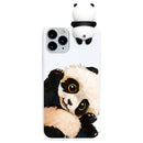 3D Cute Panda Case For iPhone XR 11 Pro XS Max X SE 2 2020 iphone 7 8 6 S 6S Plus 7Plus 5 5S