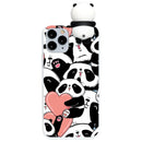 3D Cute Panda Case For iPhone XR 11 Pro XS Max X SE 2 2020 iphone 7 8 6 S 6S Plus 7Plus 5 5S