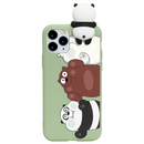 3D Cute Panda Case For iPhone XR 11 Pro XS Max X SE 2 2020 iphone 7 8 6 S 6S Plus 7Plus 5 5S