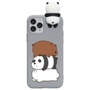 3D Cute Panda Case For iPhone XR 11 Pro XS Max X SE 2 2020 iphone 7 8 6 S 6S Plus 7Plus 5 5S