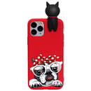 3D Dog /Cat Funny Case For iPhone XR 11 Pro XS Max X SE 2 2020 5 8Plus 7 8 6 S 6S Plus